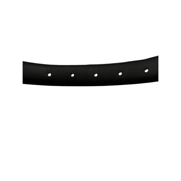 Vintage Genuine Snakeskin Belt Womens XL 39-43" Burgundy Skinny Classic Core 80s - Picture 4 of 6